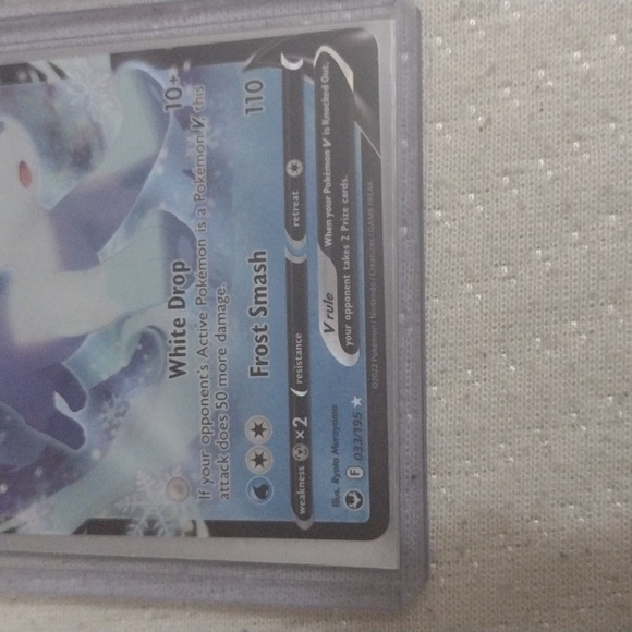 Pokemon-alolan VULPiX full art holographic card#033/195 And alolan VULPiX Vstar - Picture 3 of 8